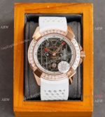 Swiss Copy Jacob & Co Epic X Tourbillon Baguette Watches Rose Gold Diamond-set 44mm